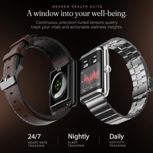 Pebble Royale Icon Smartwatch with 1.41" AMOLED Display, Bluetooth Calling, SpO2 & Heart Rate Monitoring, Sleep Tracking, Multiple Sports Modes, Always-On Display (Sterling Silver)