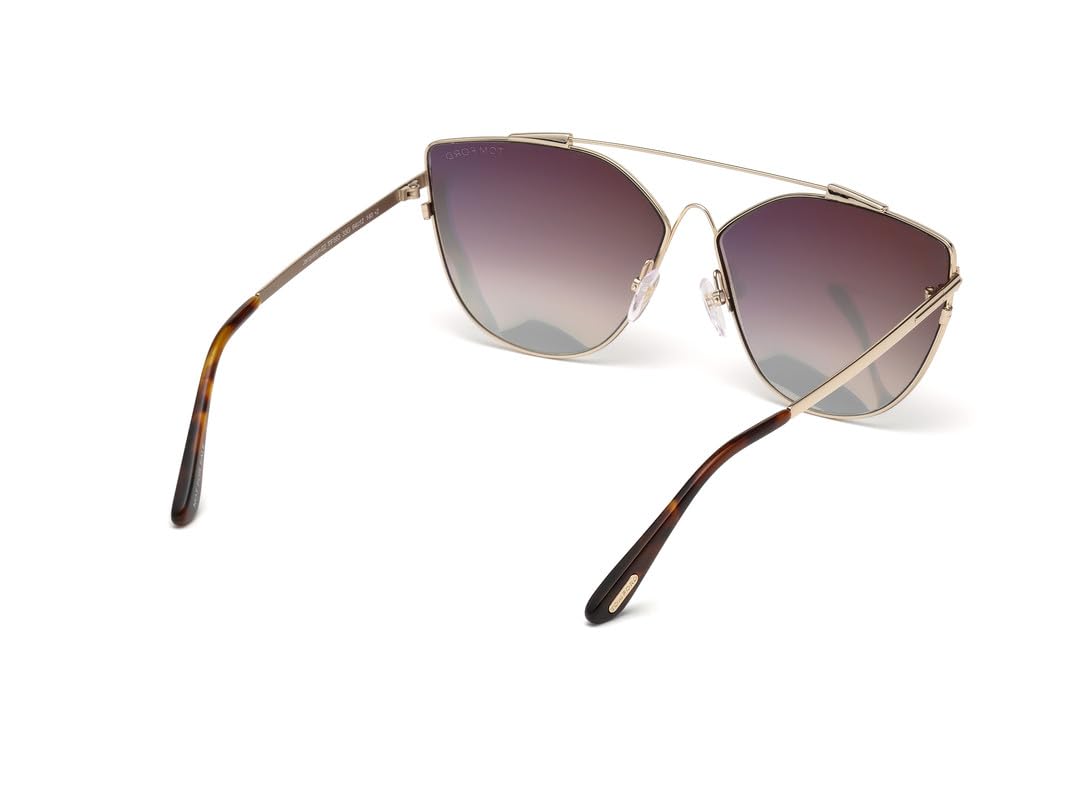 Tom Ford FT0563 33G Gold Jacquelyn Cats Eyes Sunglasses Lens Category 2 Lens Mi