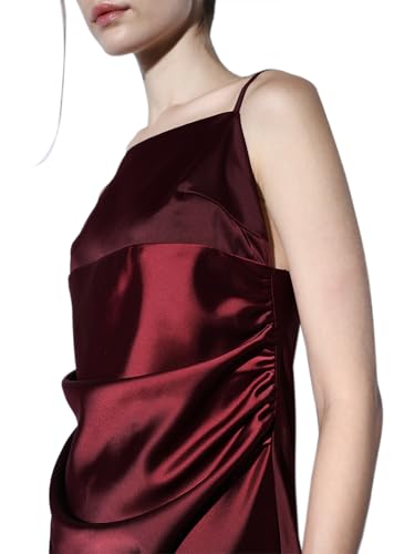 ONLY Women's Regular Fit Maroon Dress