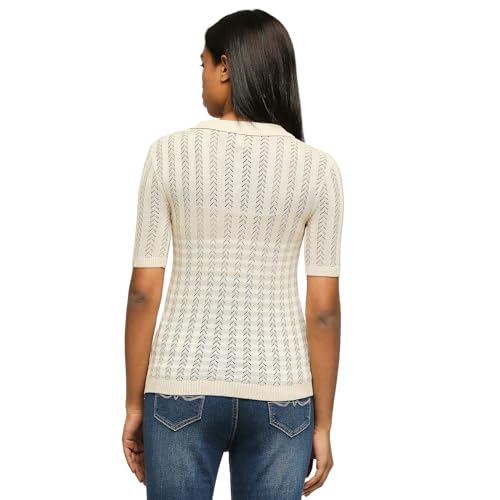 Pepe Jeans Women's Regular Fit T-Shirt (PL702111_Beige