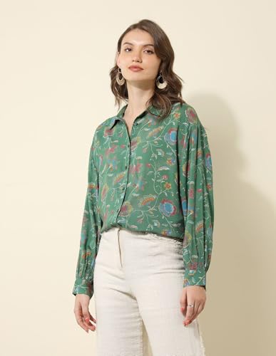 U.S. POLO ASSN. Women's Regular Fit Shirt (UWSS25SHT224