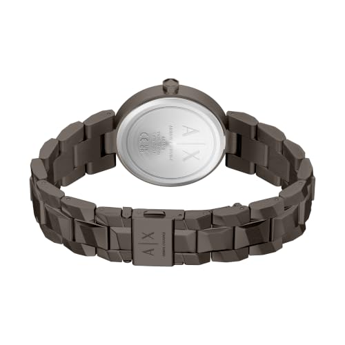 Armani Exchange Brown Quartz Stainless Steel Watch AX4410