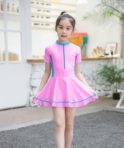 SYGA Cute Swimsuits for Little Princess Baby Girls M-Size Perfect for Girls Age 3-4 Years Old (Pink)