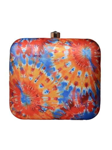 Artklim Multicolor floral Printed Clutch