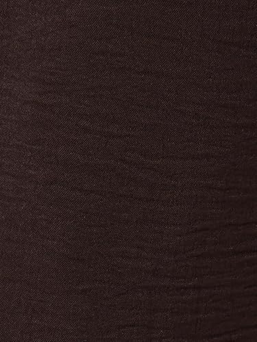 Max Women Textured Wide Leg Trousers (Brown_XL)