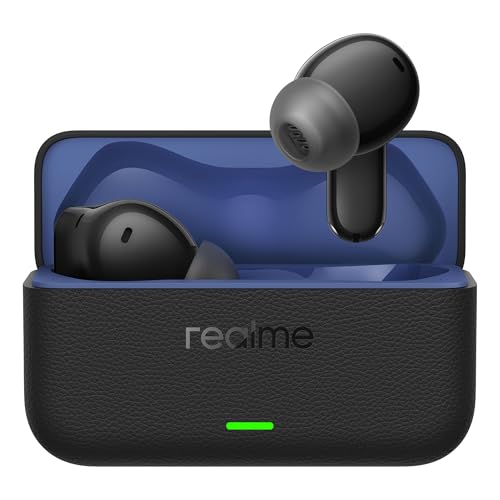 realme Buds T500 Pro TWS Earbuds with 12.4mm Drivers, Upto 50dB ANC,3D Spatial Audio, 56H Playtime, AI ENC, IP55 Rating, and 45ms Low Latency BT 6.1 (Chocolate)