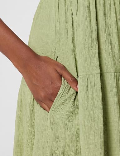 Styli Women's Polyester A-Line Midi Casual Dress (7007603213_Green