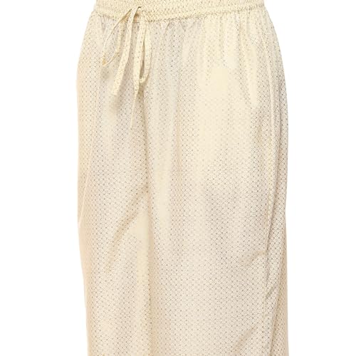 Rangriti Women's Straight Pants (ASRTD18351AW23OWHT_Off White