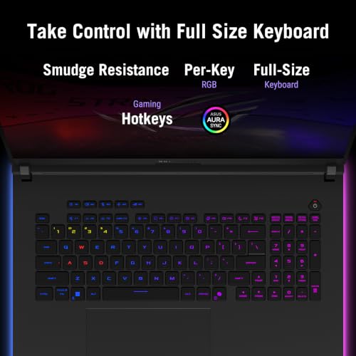 ASUS ROG Strix Scar 18 (2026),Intel Core Ultra 9 (Series 2),RTX 5080-16GB,32GB RAM (Upgradeable),1TB SSD,4K FHD+,18"(45 cm),Win 11,M365 Basic(1Y),Office 24,Black,3.7 Kg,G835LWG-TQ363WS,Gaming Laptop