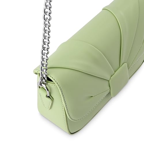 Fastrack Sling Bag for Women | Semi PU Handbag with Top Zipper & Button Flap Closure | Stylish Crossbody with Chain Sling Strap for Casual & Party Use