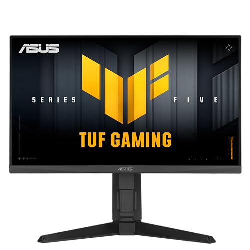 ASUS TUF Gaming Series 5 23.8” 1080P Monitor (VG249QML5A) - Fast-IPS, 240Hz, 0.3ms, G-SYNC Compatible, FreeSync Premium, 99% sRGB, Height Adjustable, DisplayWidget, Gaming AI, 3 yr Warranty