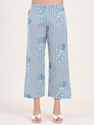 Divena Blue Floral Printed Cotton Co-ords Sets
