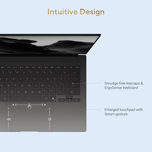 ASUS Zenbook S14 (2026),Smartchoice,Intel Core Ultra 9 (Series 3),16GB RAM,512GB SSD, 3K OLED,Touchscreen, 14"(35.5 cm),Win 11,M365 Basic(1Y),Office 2024,Gray, 1.2 Kg, UX5406AA-SU362WS, Copilot+ PC