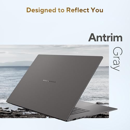 ASUS Zenbook S16 (2026),AMD Ryzen AI 9 465,AMD Radeon iGPU,32GB RAM, 1TB SSD,Touch Screen,OLED, 16" (40 cm),Windows 11,M365 Basic(1 Y)* Office 2024,Antrim Gray, 1.50 kg, UM5606GA-SR248WS,Co-Pilot+ PC
