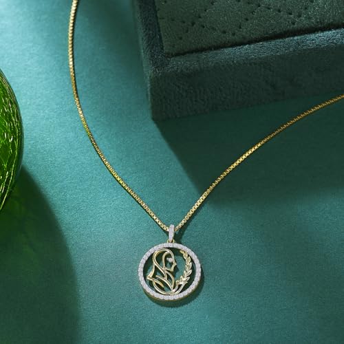 P.N.Gagdil Jewellers 18 Karat Yellow Gold & Diamond Certified Gold Zodiac Pendant For Women DPNZ020 FG/VVS