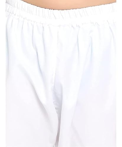 Zingle Boys Cotton White Kurta Pajama Set|Festive Kids Ethnic Wear Cotton Kurta Pajama Set