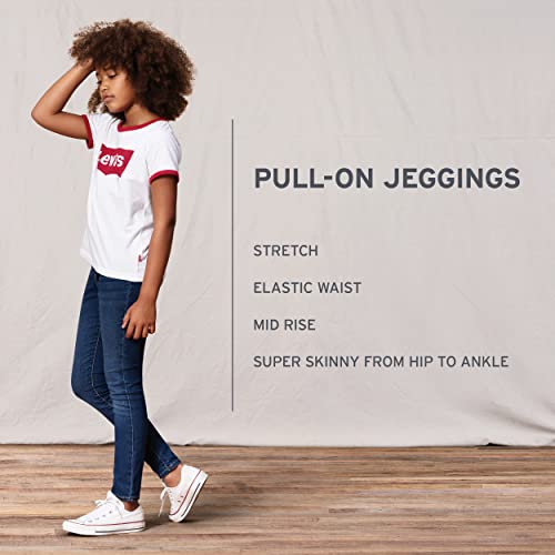 Levi's Girls' Skinny Fit Pull on Jeggings, Todey, 12