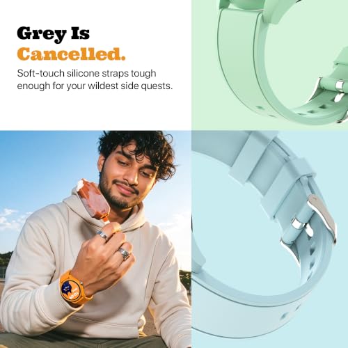 Pebble Pixie 1.32" AMOLED Smartwatch with Bluetooth Calling | Always-On Display, Lightweight, Health & Sleep Tracking, Smart Notifications