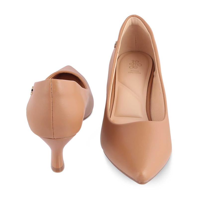 tresmode 239-HANGER Camel Women Pumps EU/37 UK/4