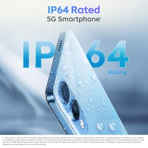 iQOO Z10 Lite 5G (Cyber Green 2026, 4GB RAM, 128GB Storage) | Dimensity 6300 5G Processor | 50MP Sony AI Camera | 6000 mAh Battery | IP64 Rated & Military Grade Shock-Resistance*