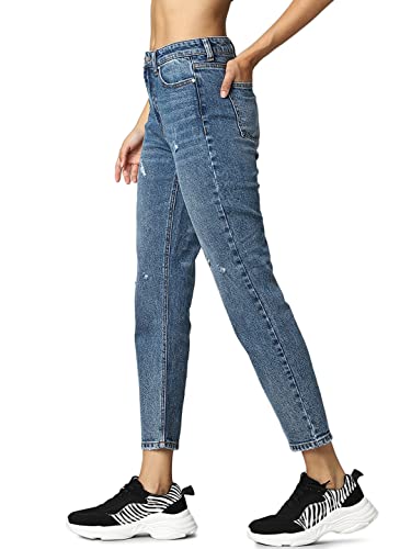 ONLY Straight-Fit Jeans (219894001_Dark Medium Blue Denim_26/32)