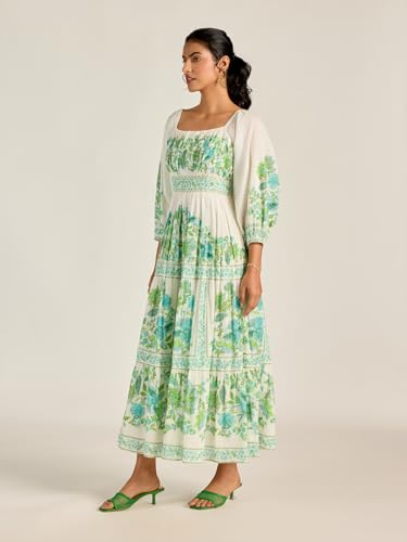 Label RITU KUMAR White Loren Long Dress