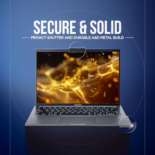 acer Aspire Go 14, Intel Core Ultra 5 125H (14th Gen),16GB DDR5 RAM/1TB SSD, WUXGA IPS, 14.0"/35.56 cm, Win 11, MS Office, Steel Gray, 1.5 kg, AG14-71M,Backlit Keyboard, AI Powered Premium Laptop