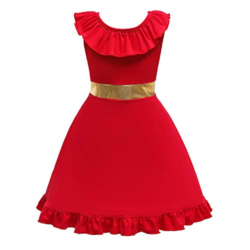 YUPPIN New Baby Girl Clothes Girls Dress Party Princess Summer Cosplay Baby Girl Fashion; Eliena 4-5 Years