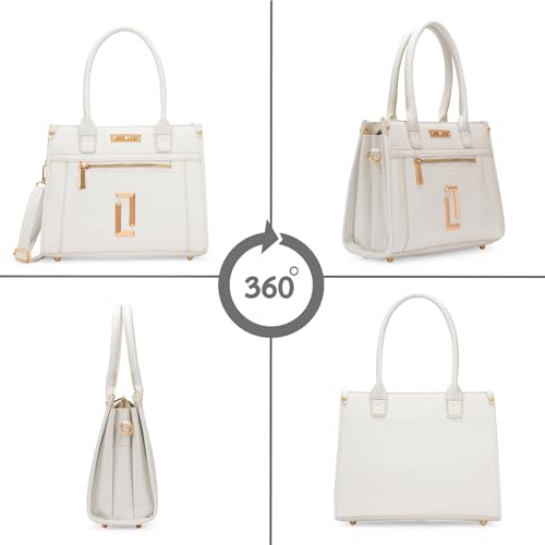 Lavie Luxe Women's Sasha Medium Satchel Bag for Women | Satchel Handbag for Work | Ladies purse | Stylish Shoulder Bag | Gift for Women