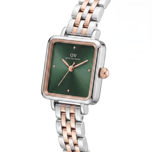 Daniel Wellington Square 23mm Green Dial Analog Women Watch - DW0DL1602