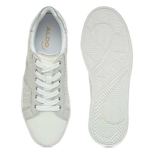 Aldo ONIRASEANA-IN121 Ladies White/Bone Flat Sneakers
