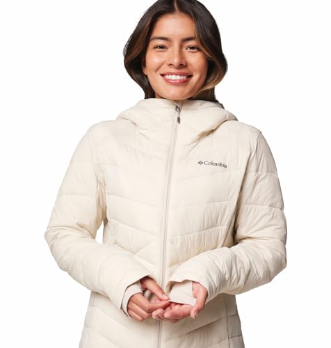 Columbia Women Beige OmniHeat Infinity Joy Peak II Down Jacket, XL