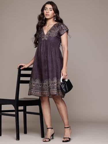 Aarke Ritu Kumar Navy Eithen Short Dress