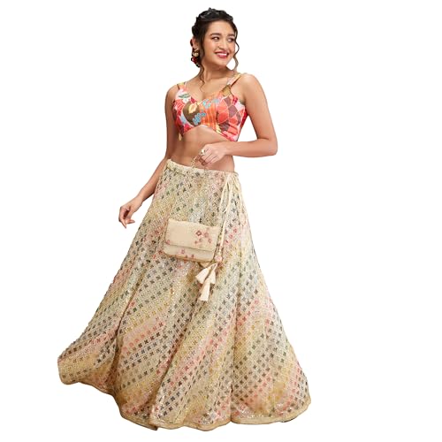 S SALWAR STUDIO Multi Silk Printed Sweetheat Neck Sleeveless Blouse