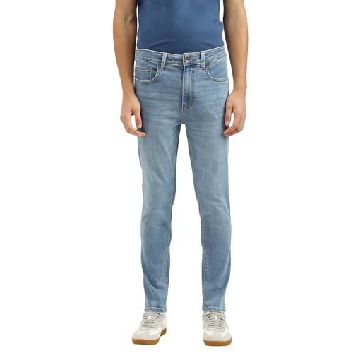 United Colors of Benetton Men's Low Crotch Jeans (25A4BMRG1436I90128_Blue