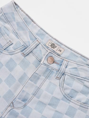 The Souled Store Denims: Linear Texture (Straight Fit) Women Jeans