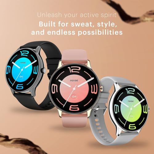 Noise Twist Go Smart Watch 1.39" Display, TruSyncᵀᴹ BT Calling, Glossy Metal Finish, 150+ Watch Faces, IP68, Sleep Tracking, 100+ Sports Modes, Smart Watch for Men and Women (Forest Green)