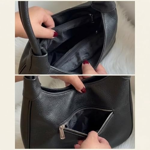SIBY Hobo Underarm Shoulder Bags for Women's (Black)