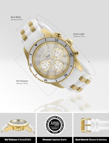 Invicta Silicone Casual Analog White Dial Women's Watch-24901