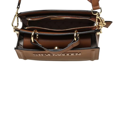 Steve Madden Women's Steve Madden Bevelyn Convertible Crossbody Bag, Nutshell, One Size