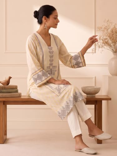 Varanga Golden Bloom Silk women's kurta set