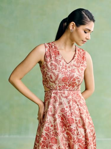 Aarke Ritu Kumar Beige Ananta Festive Dresses Long Dress