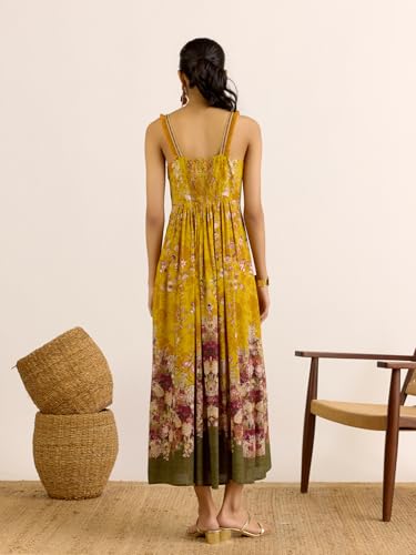 Aarke Ritu Kumar Yellow Gulmohar Long Dress