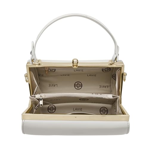 Lavie Luxe Women's Marie Frame Satchel Bag | Satchel Handbag for Work | Ladies Purse | Stylish Shoulder Bag | Gift for Women