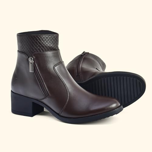 YOHO Slays Model 001 Boots for women | Crafted from premium and lightweight material | Stylish Casual Shoes|Comfortable Fit | Classic Black - UK 5