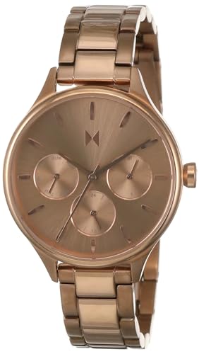 MVMT Womens Stainless Steel Analog Rose Gold Dial Watch-28000404-D, Band Color:Rose Gold