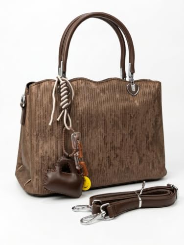 Velure Signature Charm Carryall Brown