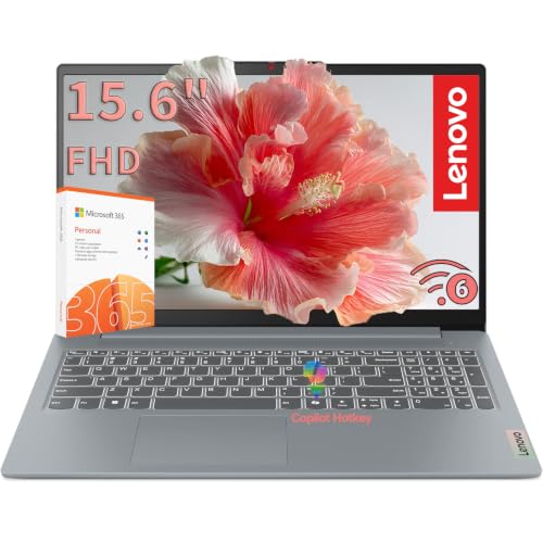 Lenovo 2026 laptop, 15.6" FHD, 16GB DDR5, 512GB SSD, Copilot AI+Intel CPU