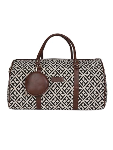 MINI WESST Multi Printed Casual Detachable Shoulder Strap and Handles Duffel Bag (Multi-Color_MWDF001PR)