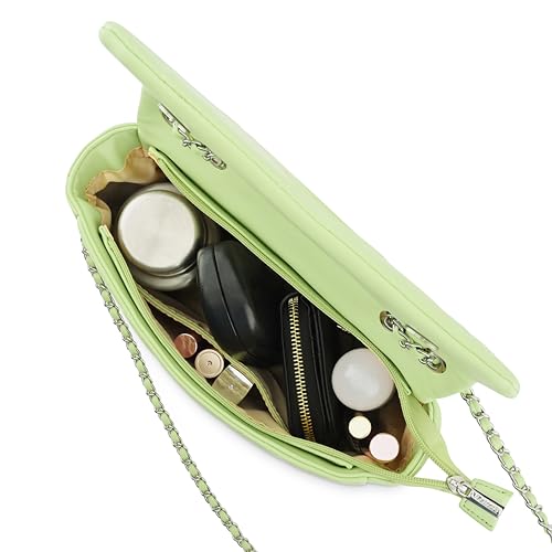 Fastrack PU Magnetic Closure Women's Party Sling Bag (Green, MEDIUM)